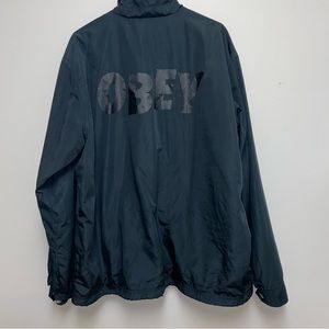 OBEY Worldwide Black Jacket Size XXL